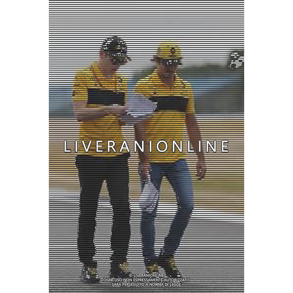 Carlos Sainz Jr (ESP) Renault F1 Team 05.07.2018. Formula 1 World Championship, Rd 10, British Grand Prix, Silverstone, England, Preparation Day. / AGENZIA ALDO LIVERANI SAS - ITALY ONLY EDITORIL USE ONLY - F1 GP Gran Bretagna Preparation Day 05.07.2018