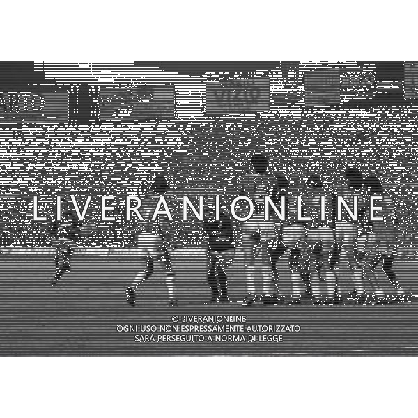 18-09-1985 TORINO-COPPA UEFA TORINO-PANATHINAIKOS 2-1 NELLA FOTO PUNIZIONE JUNIOR AG ALDO LIVERANI SAS