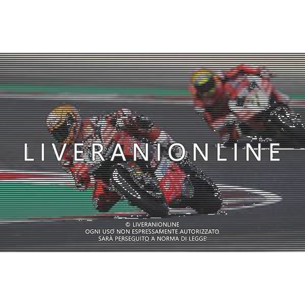 FIM World Superbike Championship Pirelli Riviera di Rimini Round Misano World Circuit Marco Simoncelli Free Practice 1 06/07/2018 nella foto: Michael Ruben Rinaldi (Ducati Panigale R) Chaz Davies (Ducati Panigale R) ©Claudio Zamagni/Agenzia Aldo Liverani Michael Ruben Rinaldi (Ducati Panigale R) and Chaz Davies (Ducati Panigale R) during free pactice 1 FIM World Superbike Championship Pirelli Riviera di Rimini Round at Misano World Circuit Marco Simoncelli 06 July 2018 Photo Credit: Claudio Zamagni/Aldo Liverani Photo Agency