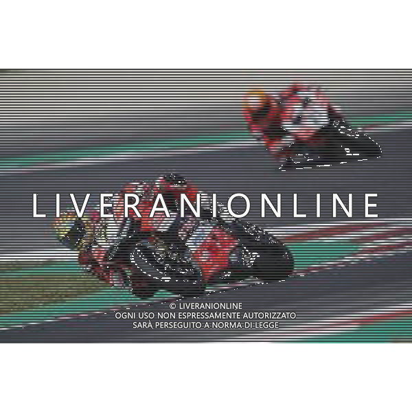 FIM World Superbike Championship Pirelli Riviera di Rimini Round Misano World Circuit Marco Simoncelli Free Practice 1 06/07/2018 nella foto: Chaz Davies (Ducati Panigale R) Michael Ruben Rinaldi (Ducati Panigale R) ©Claudio Zamagni/Agenzia Aldo Liverani Chaz Davies (Ducati Panigale R) and Michael Ruben Rinaldi (Ducati Panigale R) during free pactice 1 FIM World Superbike Championship Pirelli Riviera di Rimini Round at Misano World Circuit Marco Simoncelli 06 July 2018 Photo Credit: Claudio Zamagni/Aldo Liverani Photo Agency