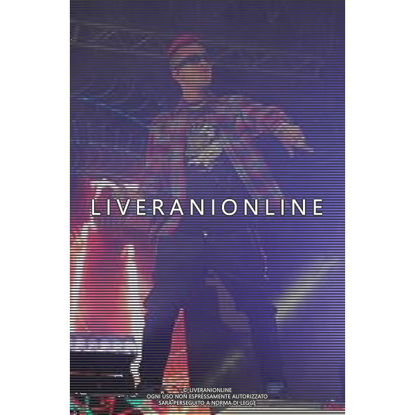 Legnano - Sfera Ebbasta in concerto sul palco del Rugby Sound foto Roberto Garavaglia / AGENZIA ALDO LIVERANI SAS