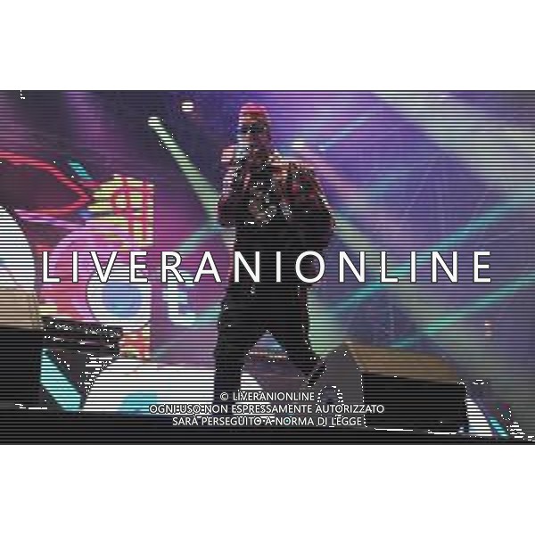 Legnano - Sfera Ebbasta in concerto sul palco del Rugby Sound foto Roberto Garavaglia / AGENZIA ALDO LIVERANI SAS