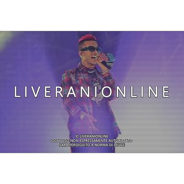 Legnano - Sfera Ebbasta in concerto sul palco del Rugby Sound foto Roberto Garavaglia / AGENZIA ALDO LIVERANI SAS