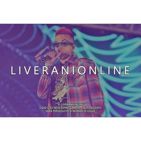 Legnano - Sfera Ebbasta in concerto sul palco del Rugby Sound foto Roberto Garavaglia / AGENZIA ALDO LIVERANI SAS