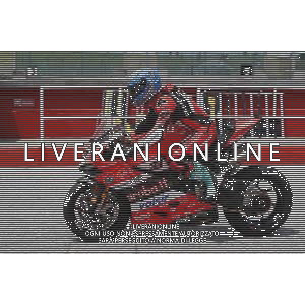 FIM World Superbike Championship Pirelli Riviera di Rimini Round Misano World Circuit Marco Simoncelli prove libere 2 06/07/2018 nella foto: Marco Melandri (Ducati Panigale R) ©Claudio Zamagni/Agenzia Aldo Liverani Marco Melandri (Ducati Panigale R) during free pactice FIM World Superbike Championship Pirelli Riviera di Rimini Round at Misano World Circuit Marco Simoncelli 06 July 2018 Photo Credit: Claudio Zamagni/Aldo Liverani Photo Agency