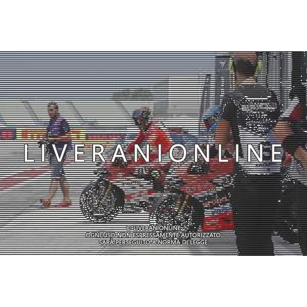 FIM World Superbike Championship Pirelli Riviera di Rimini Round Misano World Circuit Marco Simoncelli prove libere 2 06/07/2018 nella foto: Marco Melandri (Ducati Panigale R) Xavi Fores (Ducati Panigale R) ©Claudio Zamagni/Agenzia Aldo Liverani Marco Melandri (Ducati Panigale R) Xavi Fores (Ducati Panigale R) during free pactice FIM World Superbike Championship Pirelli Riviera di Rimini Round at Misano World Circuit Marco Simoncelli 06 July 2018 Photo Credit: Claudio Zamagni/Aldo Liverani Photo Agency