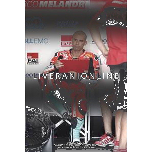 FIM World Superbike Championship Pirelli Riviera di Rimini Round Misano World Circuit Marco Simoncelli prove libere 2 06/07/2018 nella foto: Marco Melandri (Ducati Panigale R) ©Claudio Zamagni/Agenzia Aldo Liverani Marco Melandri (Ducati Panigale R) during free pactice FIM World Superbike Championship Pirelli Riviera di Rimini Round at Misano World Circuit Marco Simoncelli 06 July 2018 Photo Credit: Claudio Zamagni/Aldo Liverani Photo Agency