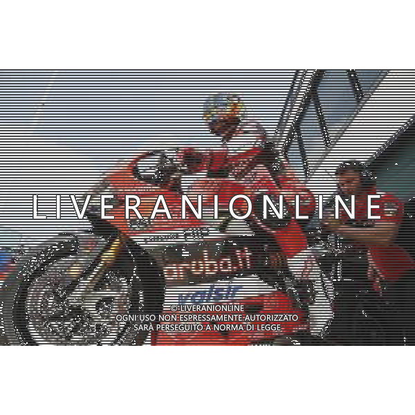 FIM World Superbike Championship Pirelli Riviera di Rimini Round Misano World Circuit Marco Simoncelli prove libere 2 06/07/2018 nella foto: Chaz Davies (Ducati Panigale R) ©Claudio Zamagni/Agenzia Aldo Liverani Chaz Davies (Ducati Panigale R) during free pactice FIM World Superbike Championship Pirelli Riviera di Rimini Round at Misano World Circuit Marco Simoncelli 06 July 2018 Photo Credit: Claudio Zamagni/Aldo Liverani Photo Agency