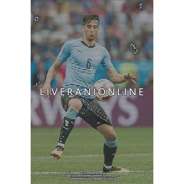 06.07.2018 NIZNY NOWOGROD, NIZHNY NOVGOROD PILKA NOZNA (FOOTBALL) MISTRZOSTWA SWIATA ROSJA 2018 FIFA WORLD CUP RUSSIA 2018 1/4 FINAL CWIERCFINAL URUGWAJ - FRANCJA (URUGUAY-FRANCE) NZ RODRIGO BENTANCUR FOTO LUKASZ SKWIOT/CYFRASPORT / NEWSPIX.PL --- Newspix.pl AG ALDO LIVERANI SAS-ONLY ITALY