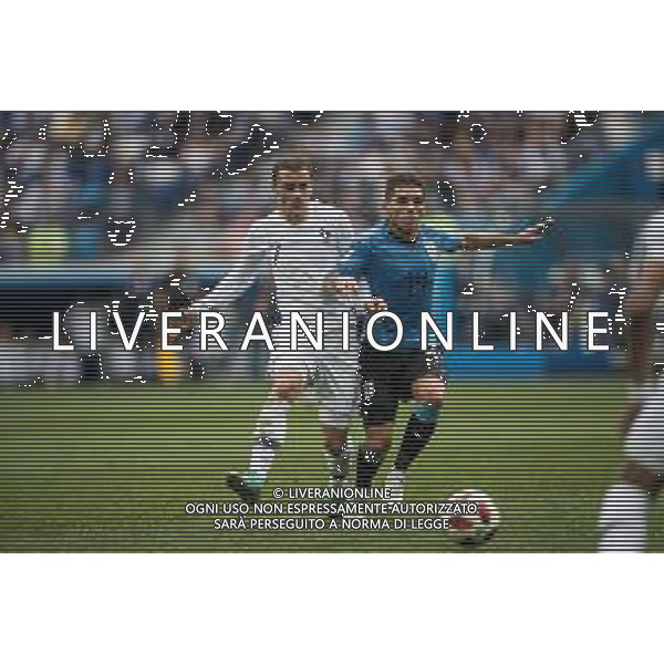 06.07.2018 NIZNY NOWOGROD, NIZHNY NOVGOROD PILKA NOZNA (FOOTBALL) MISTRZOSTWA SWIATA ROSJA 2018 FIFA WORLD CUP RUSSIA 2018 1/4 FINAL CWIERCFINAL URUGWAJ - FRANCJA (URUGUAY-FRANCE) NZ ANTOINE GRIEZMANN FOTO LUKASZ SKWIOT/CYFRASPORT / NEWSPIX.PL --- Newspix.pl AG ALDO LIVERANI SAS-ONLY ITALY