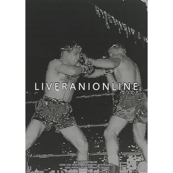 RETROSPETTIVA ARCARI BRUNO PUGILE NELLA FOTO ARCARI BRUNO AG ALDO LIVERANI SAS