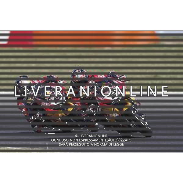 FIM World Superbike Championship Pirelli Riviera di Rimini Round Misano World Circuit Marco Simoncelli prove libere 4 07/07/2018 nella foto: \ ©Claudio Zamagni/Agenzia Aldo Liverani Leon Camier (Honda CBR 1000RR) Jake Gagne (Honda CBR 1000RR) during free practice 4 FIM World Superbike Championship Pirelli Riviera di Rimini Round at Misano World Circuit Marco Simoncelli 07 July 2018 Photo Credit: Claudio Zamagni/Aldo Liverani Photo Agency