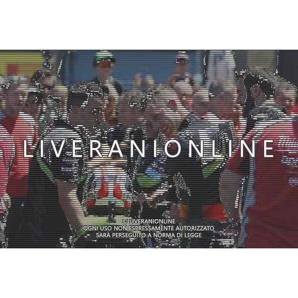 FIM World Superbike Championship Pirelli Riviera di Rimini Round Misano World Circuit Marco Simoncelli Gara 1 07/07/2018 nella foto: Jonathan Rea (Kawasaki ZX-10RR) ©Claudio Zamagni/Agenzia Aldo Liverani Jonathan Rea (Kawasaki ZX-10RR) during Race 1 FIM World Superbike Championship Pirelli Riviera di Rimini Round at Misano World Circuit Marco Simoncelli 07 July 2018 Photo Credit: Claudio Zamagni/Aldo Liverani Photo Agency