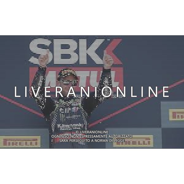 FIM World Superbike Championship Pirelli Riviera di Rimini Round Misano World Circuit Marco Simoncelli Gara 1 07/07/2018 nella foto: Leon Camier (Honda CBR 1000RR) ©Claudio Zamagni/Agenzia Aldo Liverani Leon Camier (Honda CBR 1000RR) during Race 1 FIM World Superbike Championship Pirelli Riviera di Rimini Round at Misano World Circuit Marco Simoncelli 07 July 2018 Photo Credit: Claudio Zamagni/Aldo Liverani Photo Agency