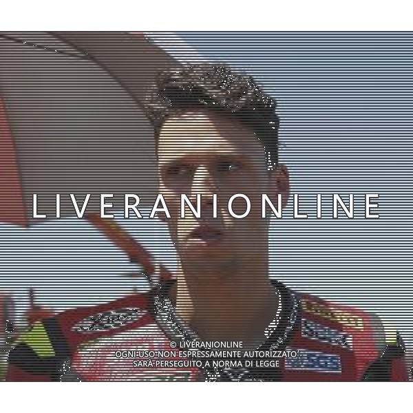 FIM World Superbike Championship Pirelli Riviera di Rimini Round Misano World Circuit Marco Simoncelli Gara 1 07/07/2018 nella foto: Lorenzo Savadori (Aprilia RSV RF) ©Claudio Zamagni/Agenzia Aldo Liverani Lorenzo Savadori (Aprilia RSV RF) during Race 1 FIM World Superbike Championship Pirelli Riviera di Rimini Round at Misano World Circuit Marco Simoncelli 07 July 2018 Photo Credit: Claudio Zamagni/Aldo Liverani Photo Agency