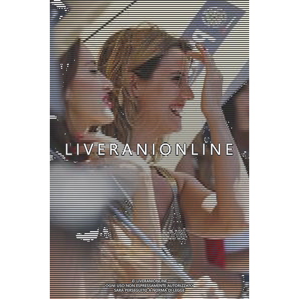 FIM World Superbike Championship Pirelli Riviera di Rimini Round Misano World Circuit Marco Simoncelli Gara 1 07/07/2018 nella foto: ombrelline ©Claudio Zamagni/Agenzia Aldo Liverani umbrella girls during Race 1 FIM World Superbike Championship Pirelli Riviera di Rimini Round at Misano World Circuit Marco Simoncelli 07 July 2018 Photo Credit: Claudio Zamagni/Aldo Liverani Photo Agency