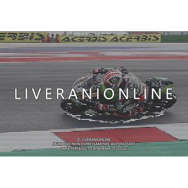 FIM World Superbike Championship Pirelli Riviera di Rimini Round Misano World Circuit Marco Simoncelli Warm up 08/07/2018 nella foto: Jonathan Rea (Kawasaki ZX-10RR) ©Claudio Zamagni/Agenzia Aldo Liverani Jonathan Rea (Kawasaki ZX-10RR) during Warm up FIM World Superbike Championship Pirelli Riviera di Rimini Round at Misano World Circuit Marco Simoncelli 08 July 2018 Photo Credit: Claudio Zamagni/Aldo Liverani Photo Agency