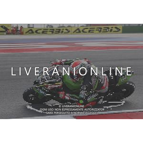FIM World Superbike Championship Pirelli Riviera di Rimini Round Misano World Circuit Marco Simoncelli Warm up 08/07/2018 nella foto: Tom Sykes (Kawasaki ZX-10RR) ©Claudio Zamagni/Agenzia Aldo Liverani Tom Sykes (Kawasaki ZX-10RR) during Warm up FIM World Superbike Championship Pirelli Riviera di Rimini Round at Misano World Circuit Marco Simoncelli 08 July 2018 Photo Credit: Claudio Zamagni/Aldo Liverani Photo Agency