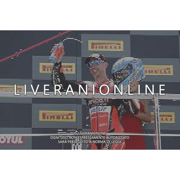 FIM World Superbike Championship Pirelli Riviera di Rimini Round Misano World Circuit Marco Simoncelli Gara 2 08/07/2018 nella foto: Marco Melandri (Ducati Panigale R) ©Claudio Zamagni/Agenzia Aldo Liverani Marco Melandri (Ducati Panigale R) after Race 2 FIM World Superbike Championship Pirelli Riviera di Rimini Round at Misano World Circuit Marco Simoncelli 08 July 2018 Photo Credit: Claudio Zamagni/Aldo Liverani Photo Agency