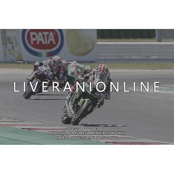 FIM World Superbike Championship Pirelli Riviera di Rimini Round Misano World Circuit Marco Simoncelli Gara 2 08/07/2018 nella foto: Jonathan Rea (Kawasaki ZX-10RR) in testa ©Claudio Zamagni/Agenzia Aldo Liverani Jonathan Rea (Kawasaki ZX-10RR) in first position during Race 2 FIM World Superbike Championship Pirelli Riviera di Rimini Round at Misano World Circuit Marco Simoncelli 08 July 2018 Photo Credit: Claudio Zamagni/Aldo Liverani Photo Agency