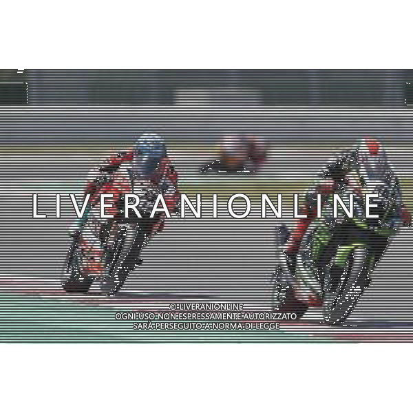 FIM World Superbike Championship Pirelli Riviera di Rimini Round Misano World Circuit Marco Simoncelli Gara 2 08/07/2018 nella foto: Marco Melandri (Ducati Panigale R) Tom Sykes (Kawasaki ZX-10RR) ©Claudio Zamagni/Agenzia Aldo Liverani Marco Melandri (Ducati Panigale R) Tom Sykes (Kawasaki ZX-10RR) during Race 2 FIM World Superbike Championship Pirelli Riviera di Rimini Round at Misano World Circuit Marco Simoncelli 08 July 2018 Photo Credit: Claudio Zamagni/Aldo Liverani Photo Agency