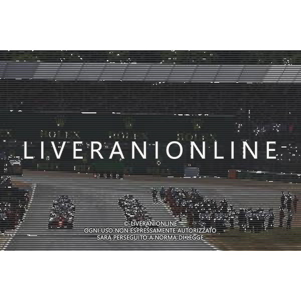 Lewis Hamilton (GBR) Mercedes AMG F1 W09 on the formation lap. 08.07.2018. Formula 1 World Championship, Rd 10, British Grand Prix, Silverstone, England, Race Day. / AGENZIA ALDO LIVERANI SAS - ITALY ONLY EDITORIAL USE ONLY - F1 Gp Inghilterra Gran Bretagna Gara 08-07-2018
