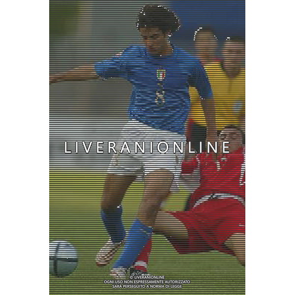 PONTEDERA 03/05/2005 CAMPIONATO EUROPEO UNDER17 ITALIA-TURCHIA NELLA FOTO: PALERMO E ANIL FOTO GIANNI NUCCI/AG. ALDO LIVERANI