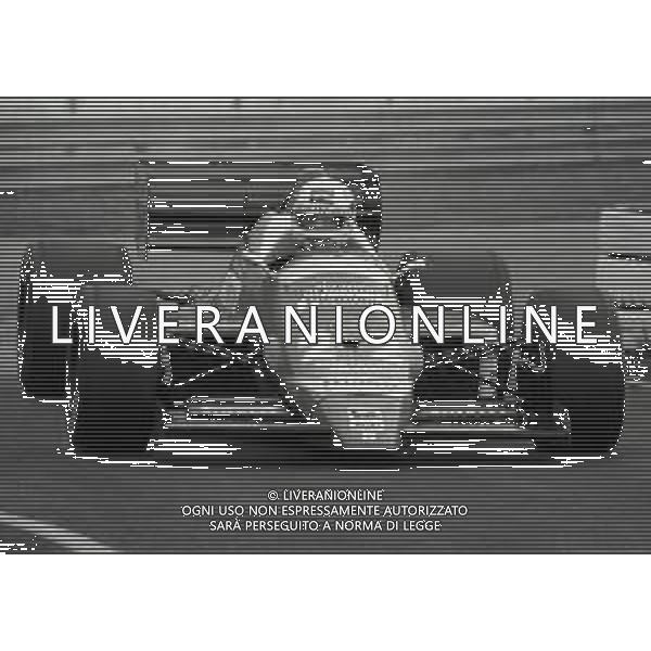 27-04-1986 IMOLA GP F1 NELLA FOTO Christian Danner AG ALDO LIVERANI SAS