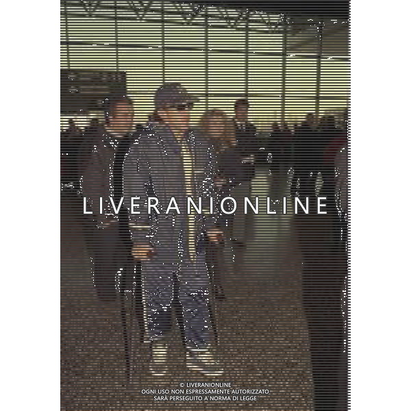 21-11-1998- AEROPORTO MALPENSA PRTENZA DI ALESSANDRO DEL PIERO PER L\'AMERICA DOPO L\'INFORTUNIO NELLA FOTO ALESSANDRO DEL PIERO AG ALDO LIVERANI SAS