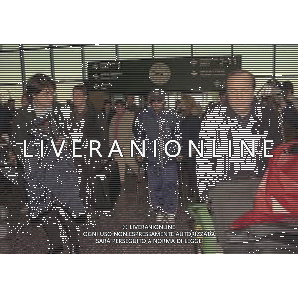 21-11-1998- AEROPORTO MALPENSA PRTENZA DI ALESSANDRO DEL PIERO PER L\'AMERICA DOPO L\'INFORTUNIO NELLA FOTO ALESSANDRO DEL PIERO AG ALDO LIVERANI SAS