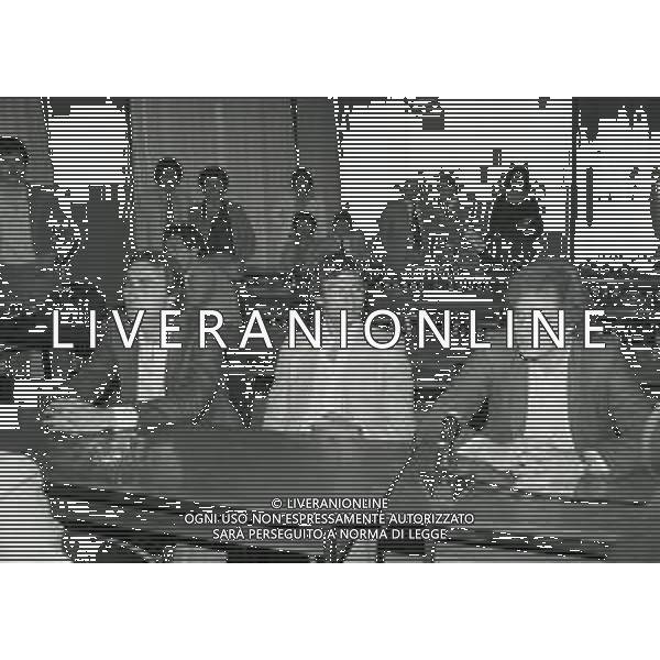 1980 MILANO -VIA FILIPPETTI LEGA CALCIO PROCESSO AL CALCIO SCOMMESSE NELLA FOTO SERGIO GIRALDI E GUIDO MAGHERINI AG ALDO LIVERANI SAS 