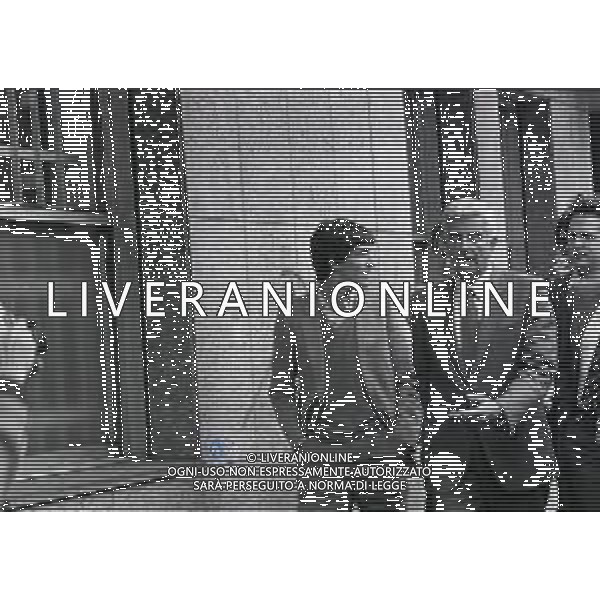 1980 MILANO -VIA FILIPPETTI LEGA CALCIO PROCESSO AL CALCIO SCOMMESSE NELLA FOTO FRANCO D\'ATTOMA PRESIDENTE PERIGIA CALCIO CON PAOLO ROSSI AG ALDO LIVERANI SAS
