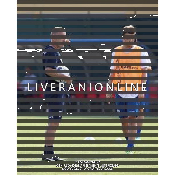 Cesare Beggi vice allenatore del Brescia Calcio,raduno e primo allenamento Brescia Calcio ,Brescia 11 luglio 2018. Ph Fotolive Simone e Filippo Venezia / AGENZIA ALDO LIVERANI SAS - Raduno e primo allenamento Brescia Calcio 11.07.2018