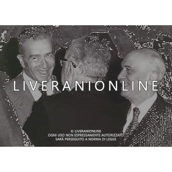 RETROSPETTIVA AMINTORE FANFANI POLITICO NELLA FOTO AMINTORE FANFANI CON GIOVANNI LEONE E PIETRO INGRAO AG ALDO LIVERANI SAS