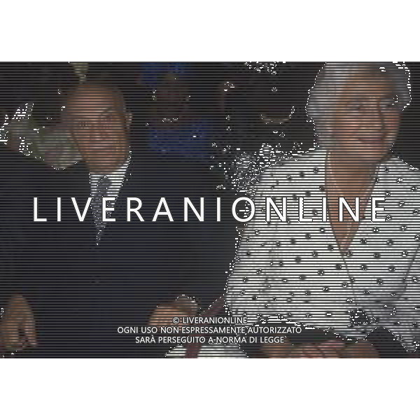 RETROSPETTIVA AMINTORE FANFANI POLITICO NELLA FOTO AMINTORE FANFANI CON SUSANNA AGNELLI AG ALDO LIVERANI SAS