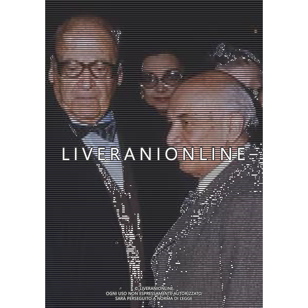 RETROSPETTIVA AMINTORE FANFANI POLITICO NELLA FOTO AMINTORE FANFANI CON RICCARDO BACCHELLI AG ALDO LIVERANI SAS