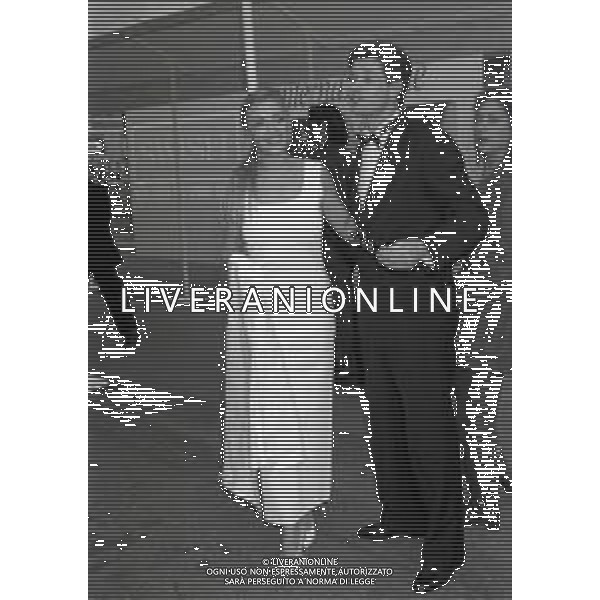 1995 MILANO CONSEGNA DEI TELEGATTI NELLA FOTO PAOLA BARALE CON MARCO BELLAVIA AG ALDO LIVERANI SAS