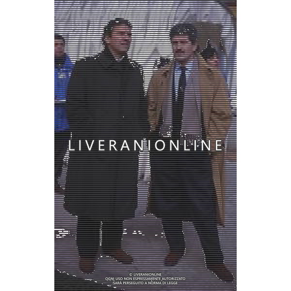 RETROSPETTIVA MORENO ROGGI CALCIATORE E DIRIGENTE SPORTIVO NELLA FOTO MORENO ROGGI CON SEBASTIANO LAZARONI ALLENTORE FIORENTINA AG ALDO LIVERANI SAS