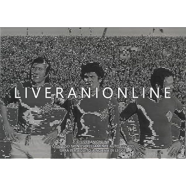 RETROSPETTIVA MORENO ROGGI CALCIATORE E DIRIGENTE SPORTIVO NELLA FOTO MORENO ROGGI CON GIANCARLO GALDIOLO AG ALDO LIVERANI SAS