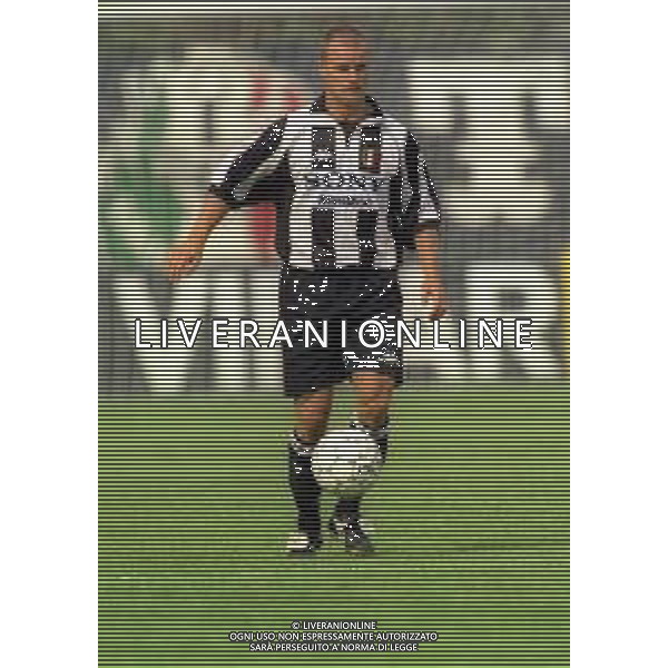 1996-1997 RITIRO ESTIVO PRECAMPIONATO JUVENTUS CALCIO IN VAL D\'AOSTA NELLA FOTO GIANLUCA PESSOTTO AG ALDO LIVERANI SAS