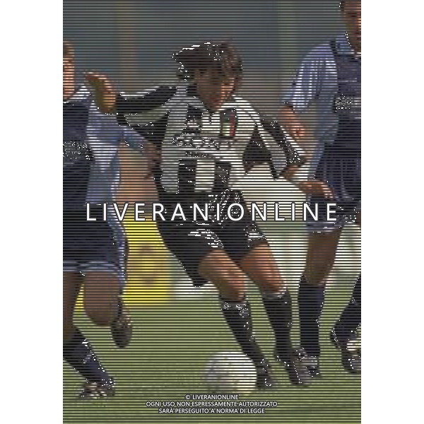 1996-1997 RITIRO ESTIVO PRECAMPIONATO JUVENTUS CALCIO IN VAL D\'AOSTA NELLA FOTO RAFFAELE AMETRANO AG ALDO LIVERANI SAS