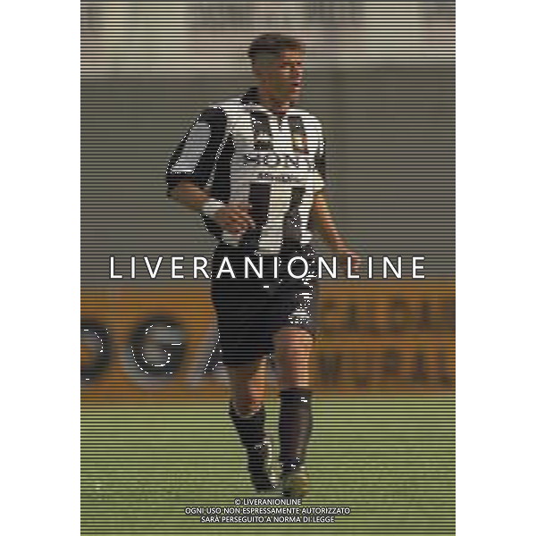 1996-1997 RITIRO ESTIVO PRECAMPIONATO JUVENTUS CALCIO IN VAL D\'AOSTA NELLA FOTO ALESSIO TACCHINARDI AG ALDO LIVERANI SAS