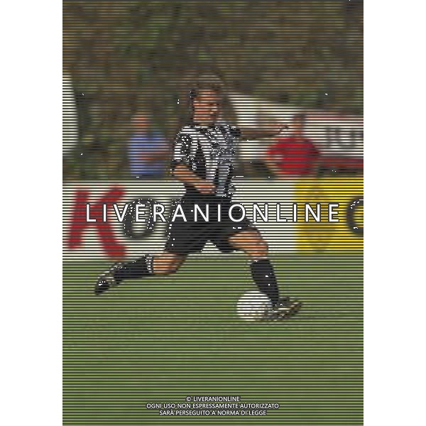 1996-1997 RITIRO ESTIVO PRECAMPIONATO JUVENTUS CALCIO IN VAL D\'AOSTA NELLA FOTO DIDIER DESCHAMPS AG ALDO LIVERANI SAS