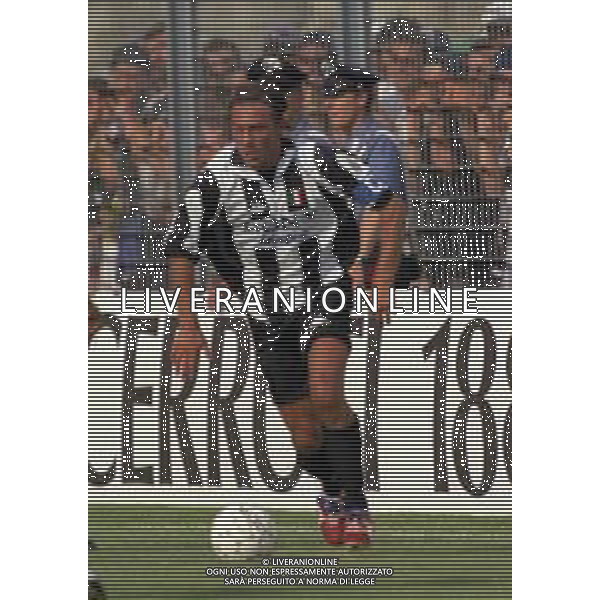 1996-1997 RITIRO ESTIVO PRECAMPIONATO JUVENTUS CALCIO IN VAL D\'AOSTA NELLA FOTO ANTONIO CONTE AG ALDO LIVERANI SAS