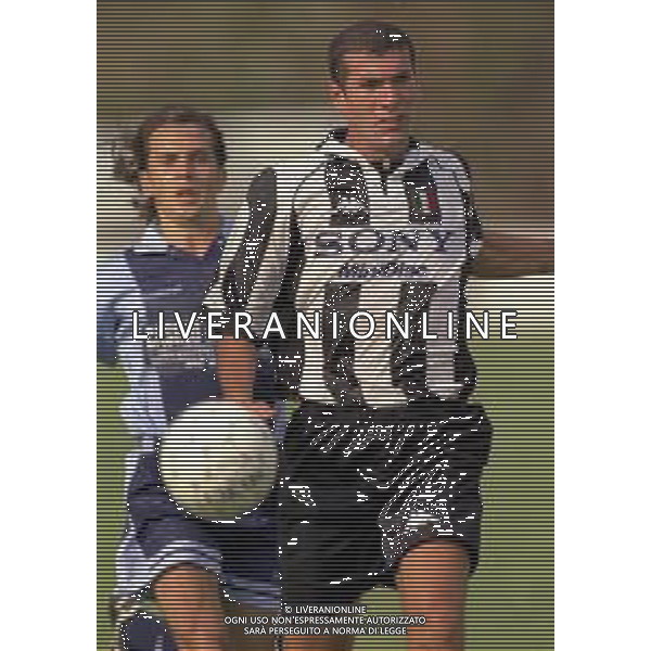 1996-1997 RITIRO ESTIVO PRECAMPIONATO JUVENTUS CALCIO IN VAL D\'AOSTA NELLA FOTO ZINEDINE ZIDANE AG ALDO LIVERANI SAS