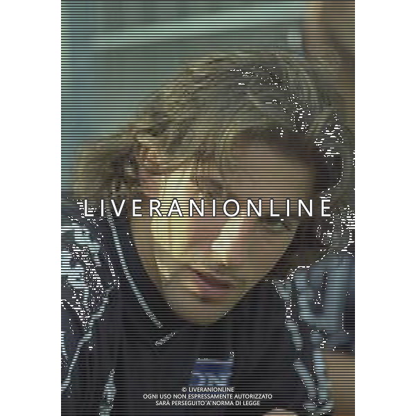 1996-1997 RITIRO ESTIVO PRECAMPIONATO JUVENTUS CALCIO IN VAL D\'AOSTA NELLA FOTO ALESSSANDRO DEL PIERO AG ALDO LIVERANI SAS