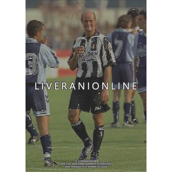 1996-1997 RITIRO ESTIVO PRECAMPIONATO JUVENTUS CALCIO IN VAL D\'AOSTA NELLA FOTO ATTILIO LOMBARDO AG ALDO LIVERANI SAS