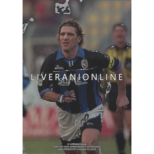 30-01-2000 TREVISO CAMPIONATO DI CALCIO SERIE B TREVISO ATALANTA 2-1 NELLA FOTO MASSIMO CARRERA AG ALDO LIVERANI SAS