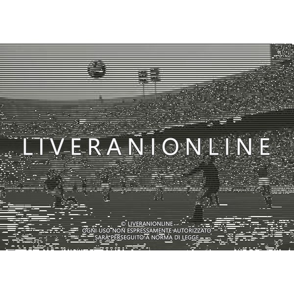 21-05-1972 MILANO-CAMPIONATO DI CALCIO SERIE A INTER MANTOVA 2-0 NELLA FOTO AZIONE DI GIOCO AG ALDO LIVERANI SAS