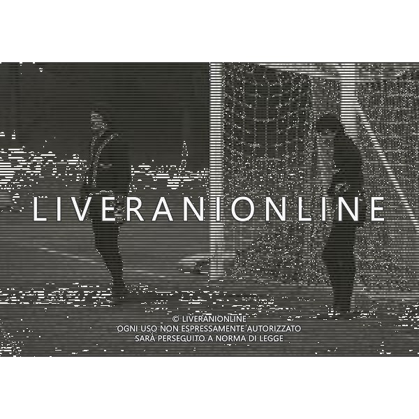 1979 MILANELLO -ALLENAMENTO MILAN NELLA FOTO ENRICO ALBERTOSI E ANTONIO RIGAMONTI AG ALDO LIVERANI SAS